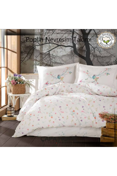 Çapa Home Poplin Nevresim Takımı %100 pamuk